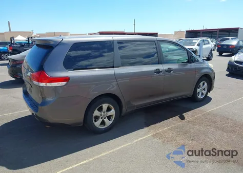2012 Toyota Sienna Le 8 Passenger из США, поврежденный, VIN 5TDKA3DC4CS010219